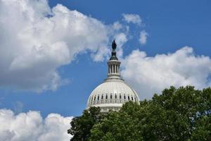 atemberaubende Aussicht auf den Capitol Hill in DC foto