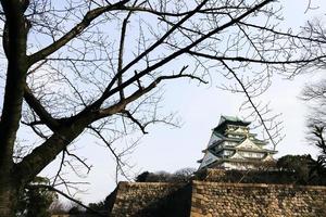 Burg von Osaka in Osaka, Japan foto