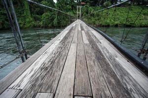 Brücke in den Dschungel foto