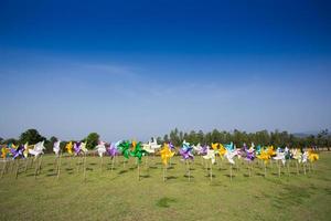 Spielzeug Windmühle Konzept foto