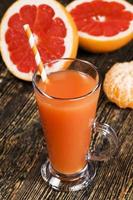 Grapefruitsaft, Nahaufnahme foto