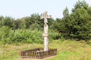 religiöses Holzkreuz foto