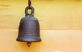 Glocken im Tempel in Thailand foto