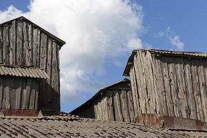 Dach Gebäudeschuppen foto