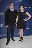 los angeles, 23. feb - quentin tarantino, courtney hoffman bei den 18. costume designer guild awards im beverly hilton hotel am 23. februar 2016 in beverly hills, ca foto