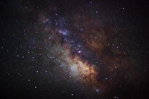 schöne Milchstraße am Nachthimmel foto