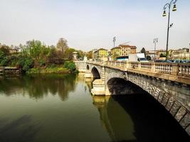 hdr fluss po in turin foto