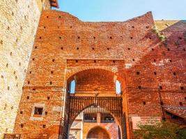 hdr castello sforzesco mailand foto