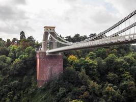 HDR-Clifton-Hängebrücke in Bristol foto