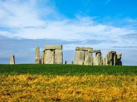 HDR-Stonehenge-Denkmal in Amesbury foto