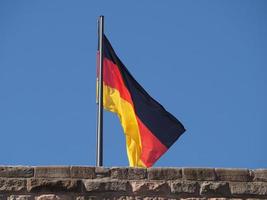 deutsche flagge von deutschland foto