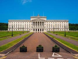 HDR-Stormont-Parlamentsgebäude in Belfast foto