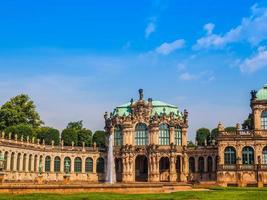 hdr zwinger schloss in dresden foto