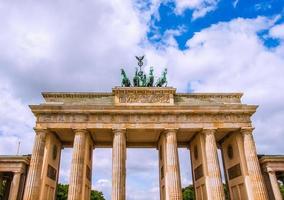 hdr brandenburger tor berlin foto