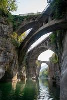 fünf Brücken in der Sedrina-Schlucht foto