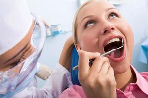 Zahnarztuntersuchung foto