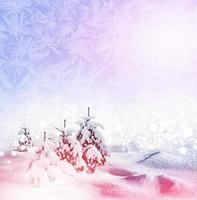 Hintergrund des Schnees. Winterlandschaft. Foto. foto
