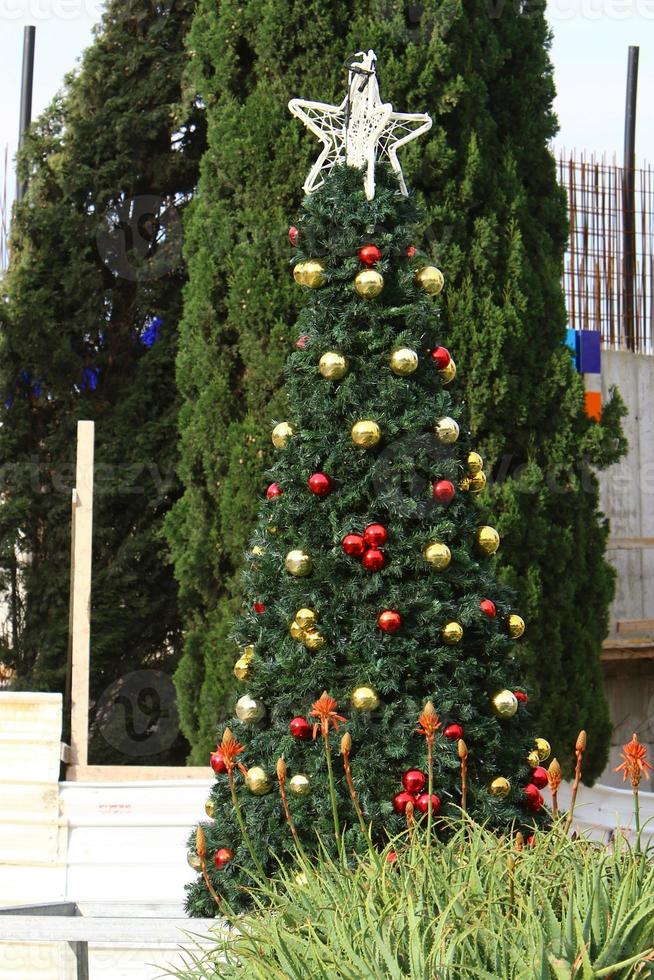 nyårshelgleksaker och dekorationer i Israel. foto