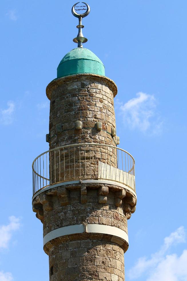 4 november 2020. tel aviv är en hamnstad vid Medelhavet i Israel. foto