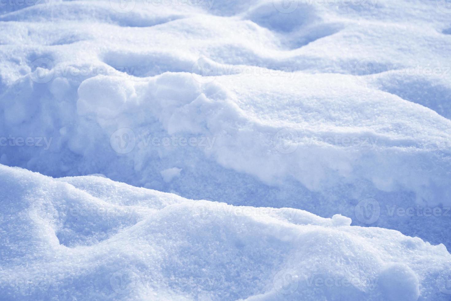 bakgrund. vinterlandskap. snöns struktur foto