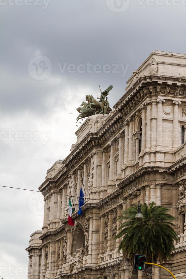 Rom, Italien. typiska arkitektoniska detaljer i den gamla staden foto