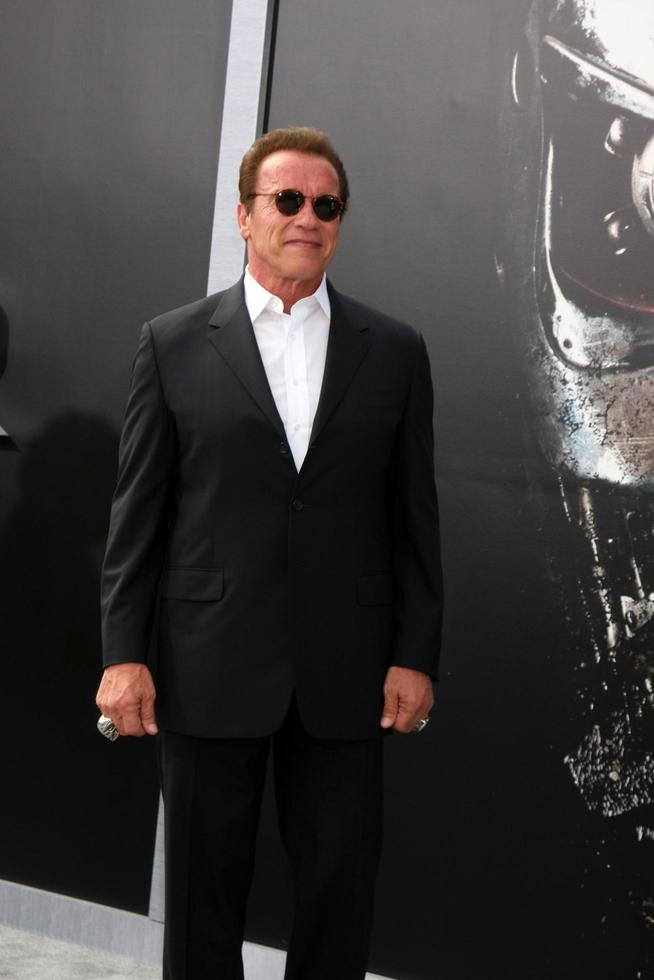 los angeles, 28 juni - arnold schwarzenegger på terminator genisys los angeles premiär på Dolby Theatre den 28 juni 2015 i los angeles, ca. foto