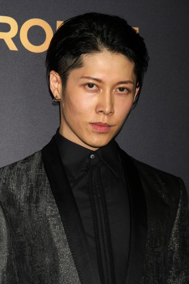 los angeles, 15 dec - takamasa ishihara, miyavi at the unbroken , los angeles premiär på Dolby Theatre den 15 december 2014 i los angeles, ca. foto