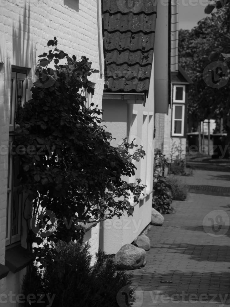 vid floden schlei i Schleswig-Holstein foto