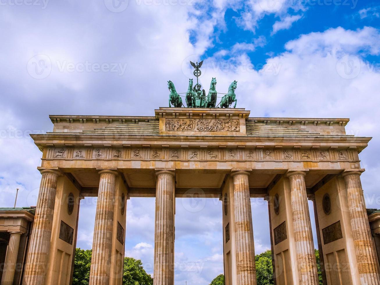 hdr brandenburger tor berlin foto