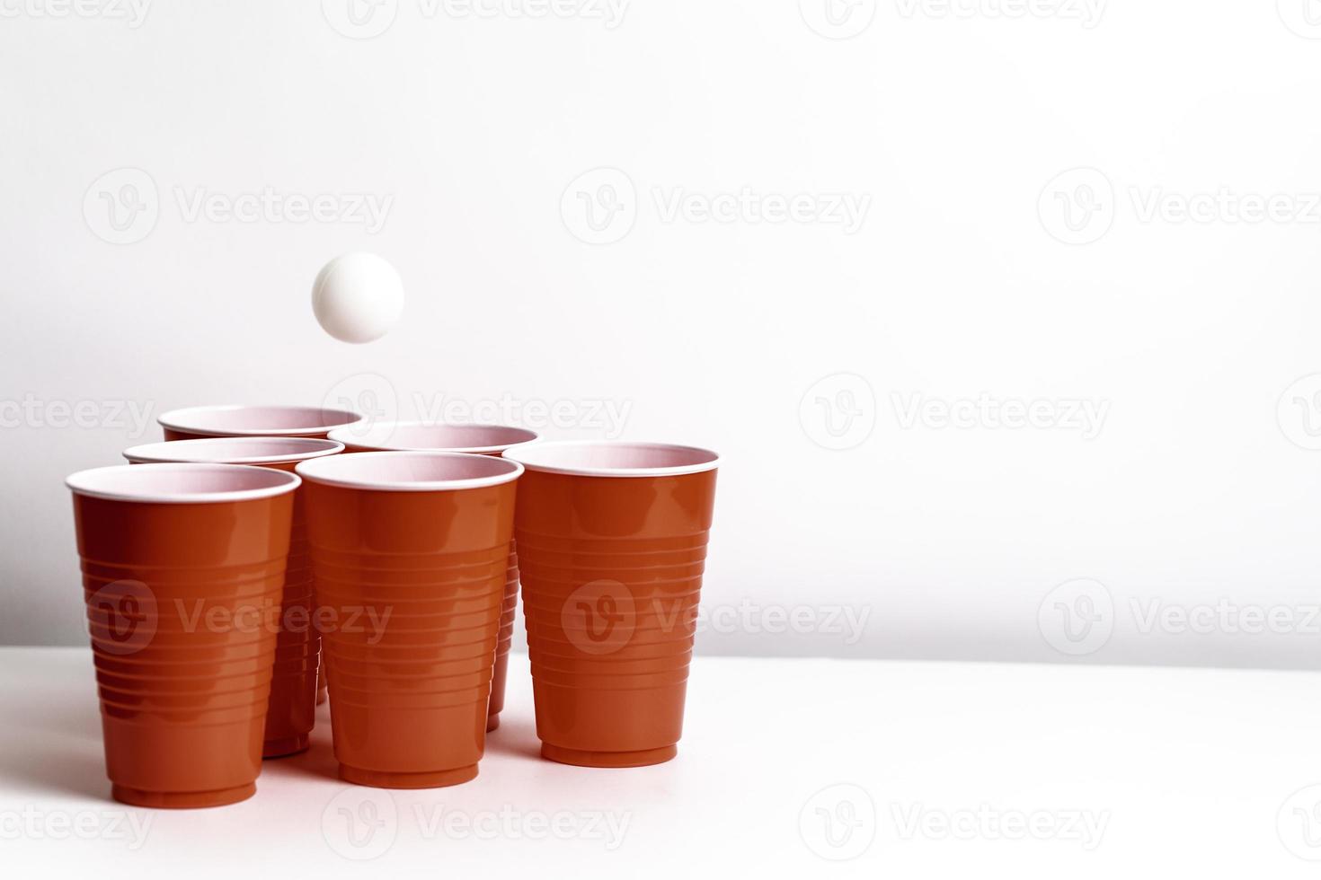 beer pong spel foto