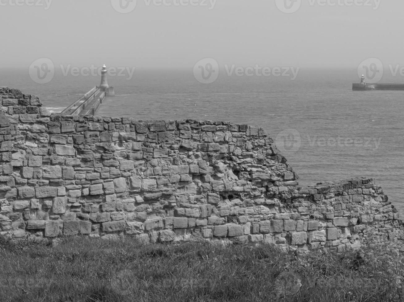 newcastle och tynemouth i england foto