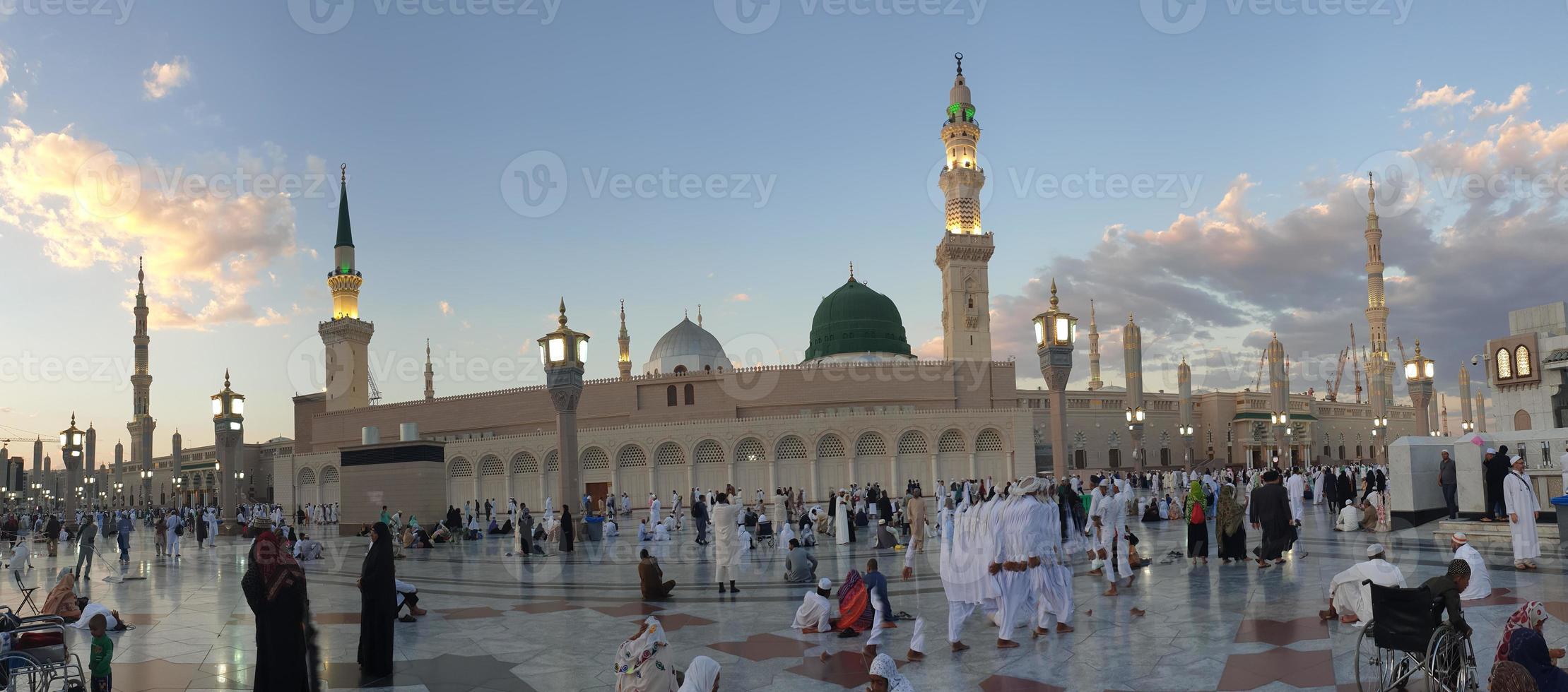 masjid al-haram, al-masjid an-nabawi medina, saudiarabien foto