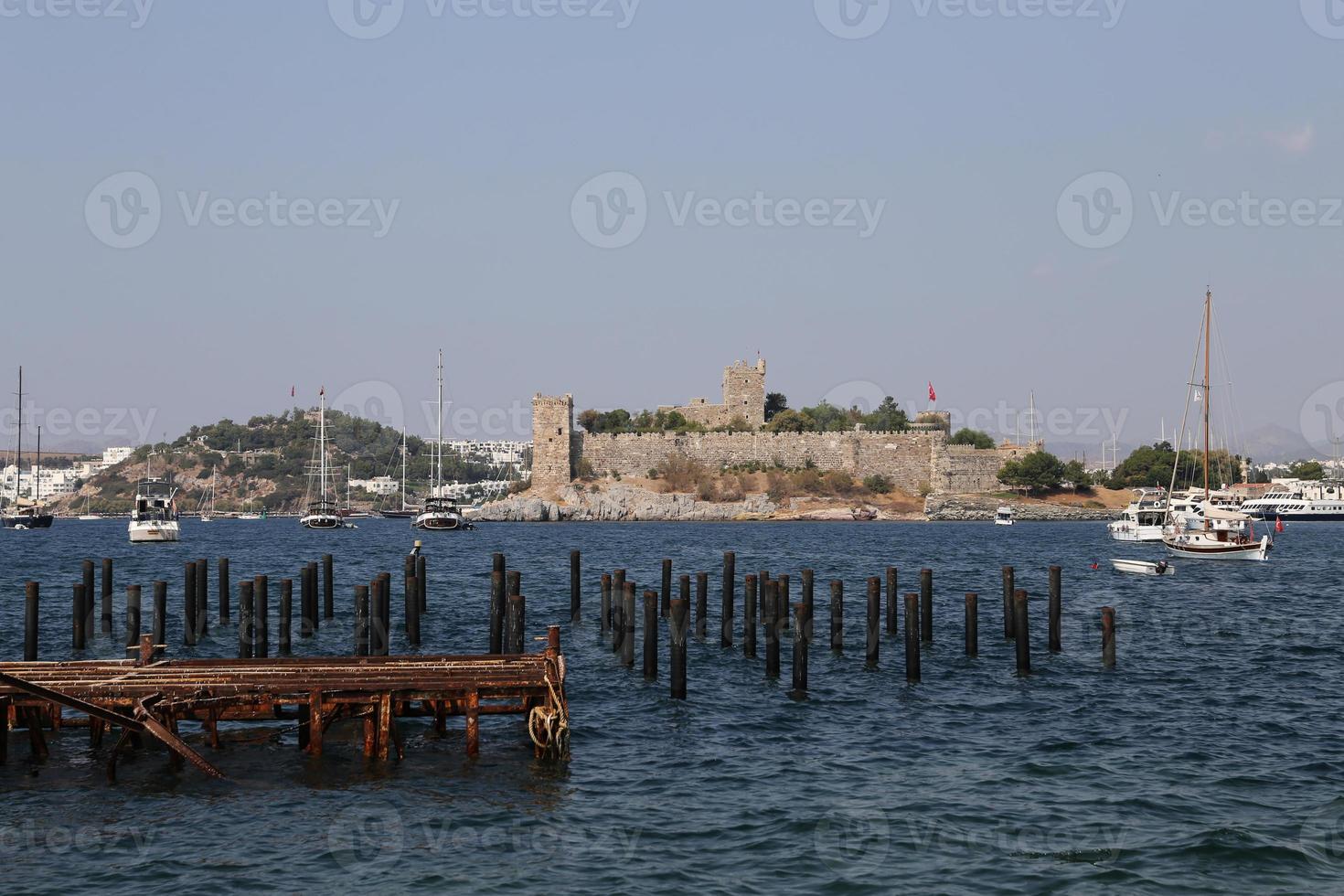 Bodrum slott i Turkiet foto