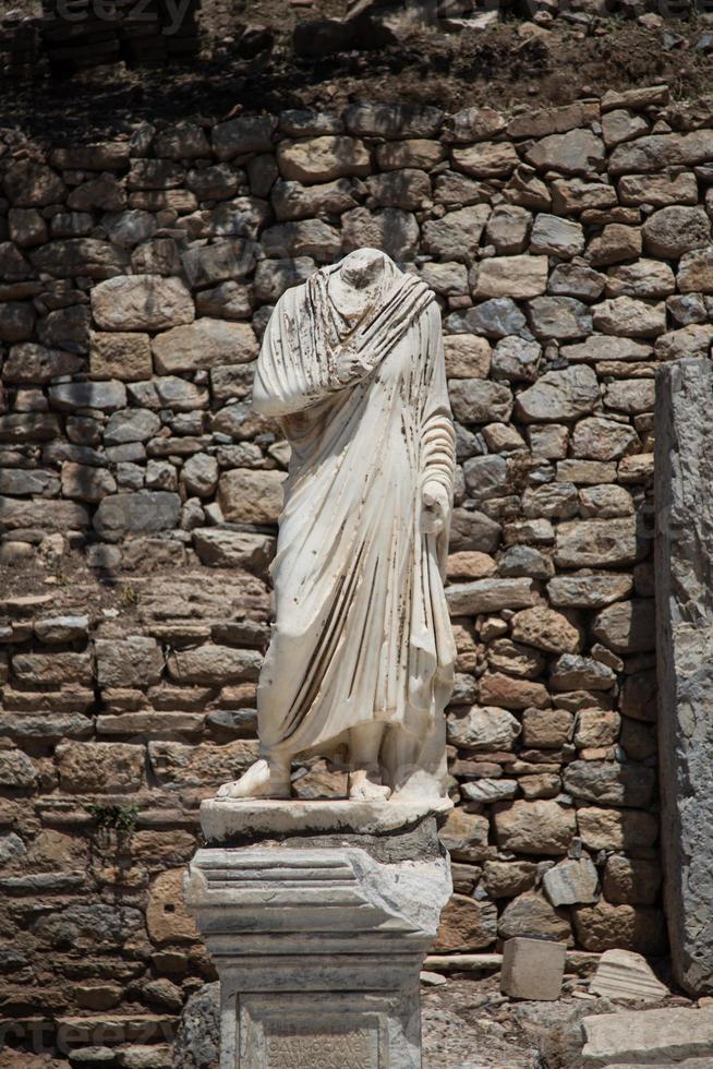 staty i Efesos antika stad foto