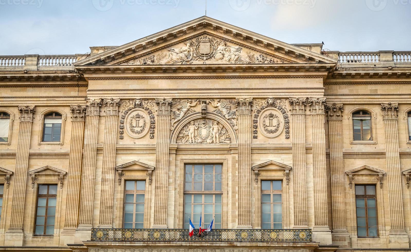 louvre museum i Paris stad foto
