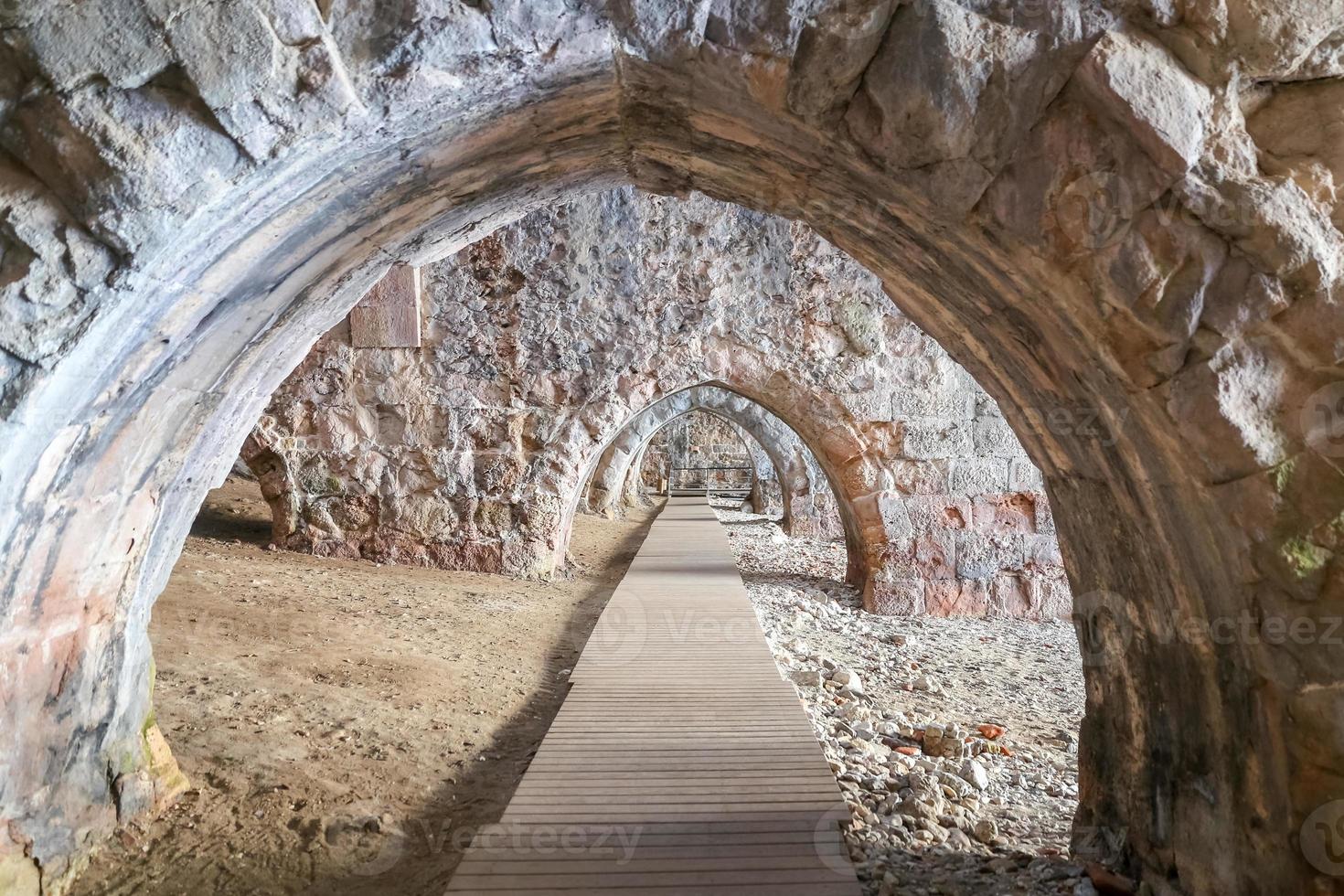 Alanya gamla varv i Alanya stad, Antalya, Turkiet foto