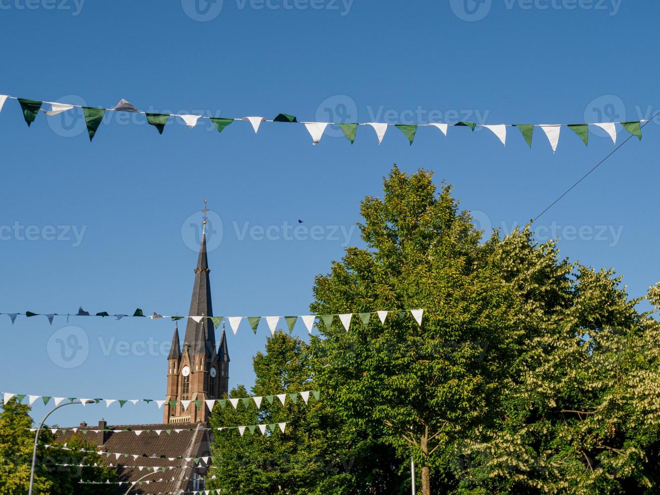 Weseke kyrka i Westfalen foto