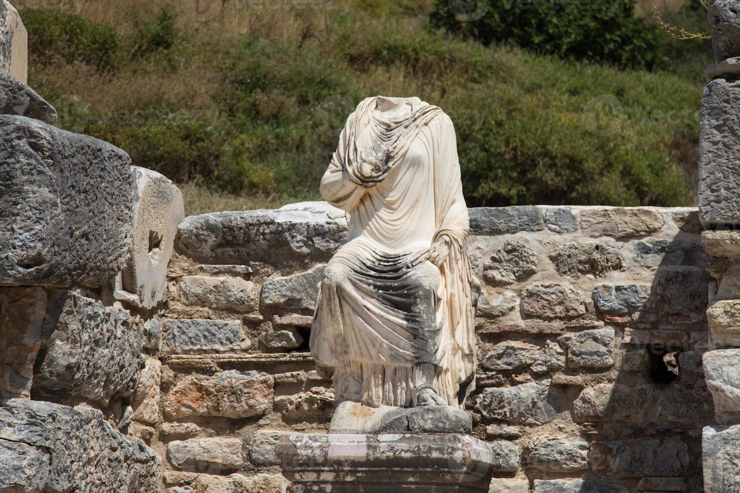staty i Efesos antika stad foto