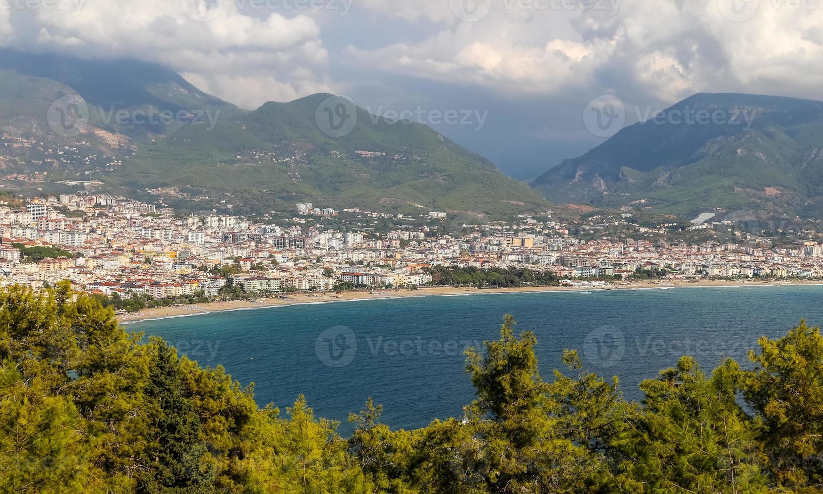 Alanya stad i Antalya, Turkiet foto