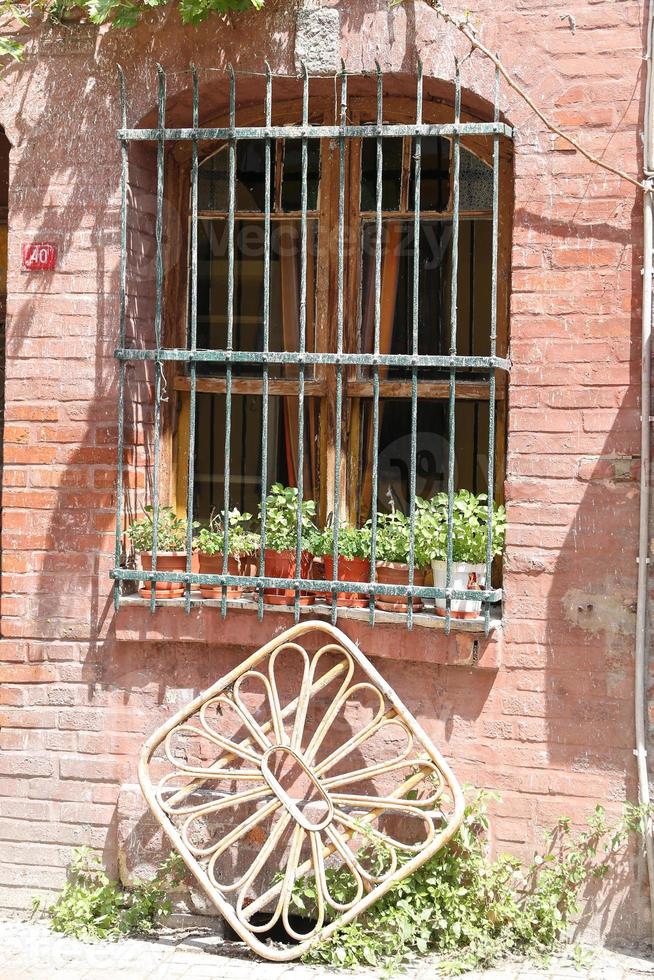 gammal byggnad i balatdistriktet, istanbul foto