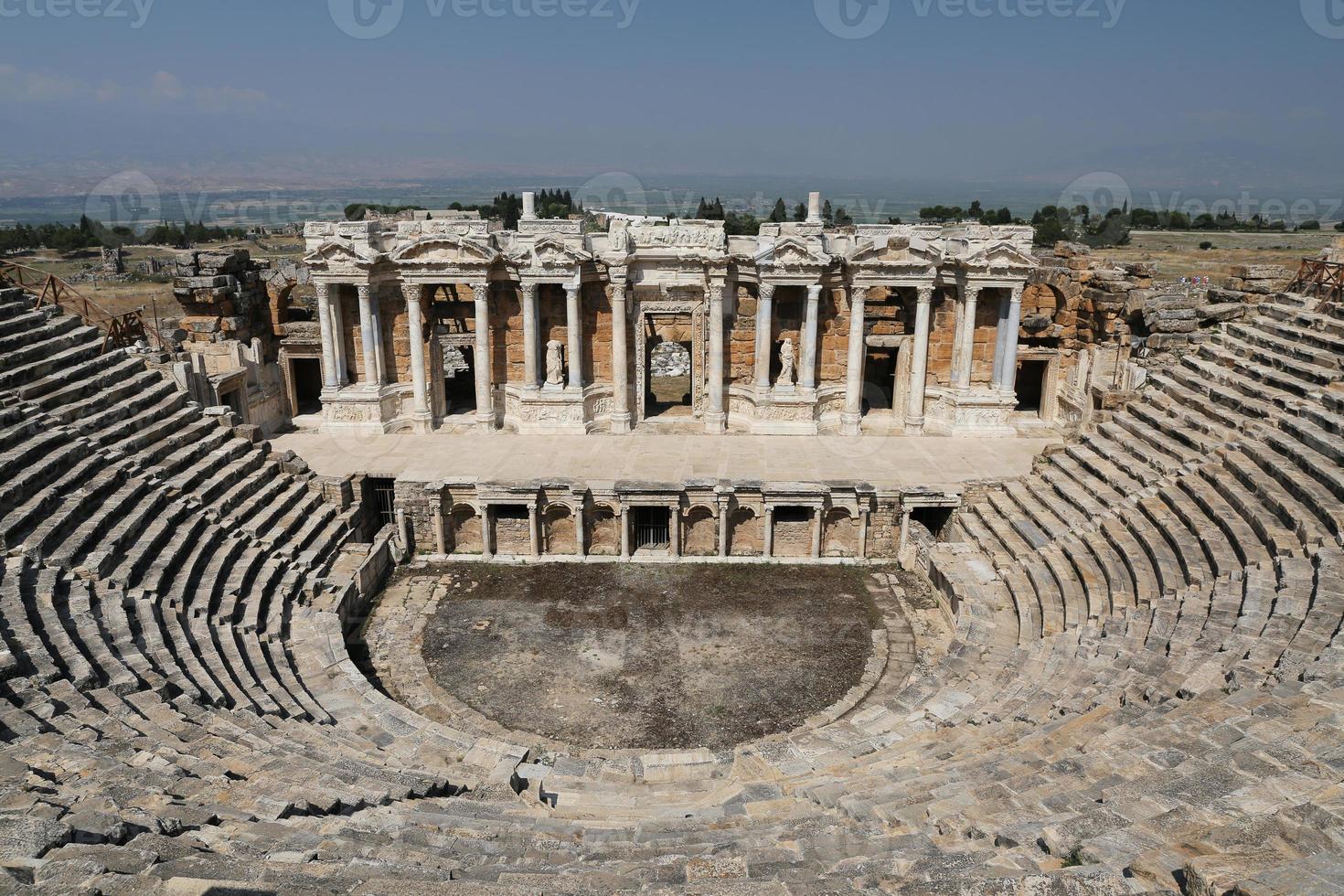 Theater of Hierapolis i Turkiet foto