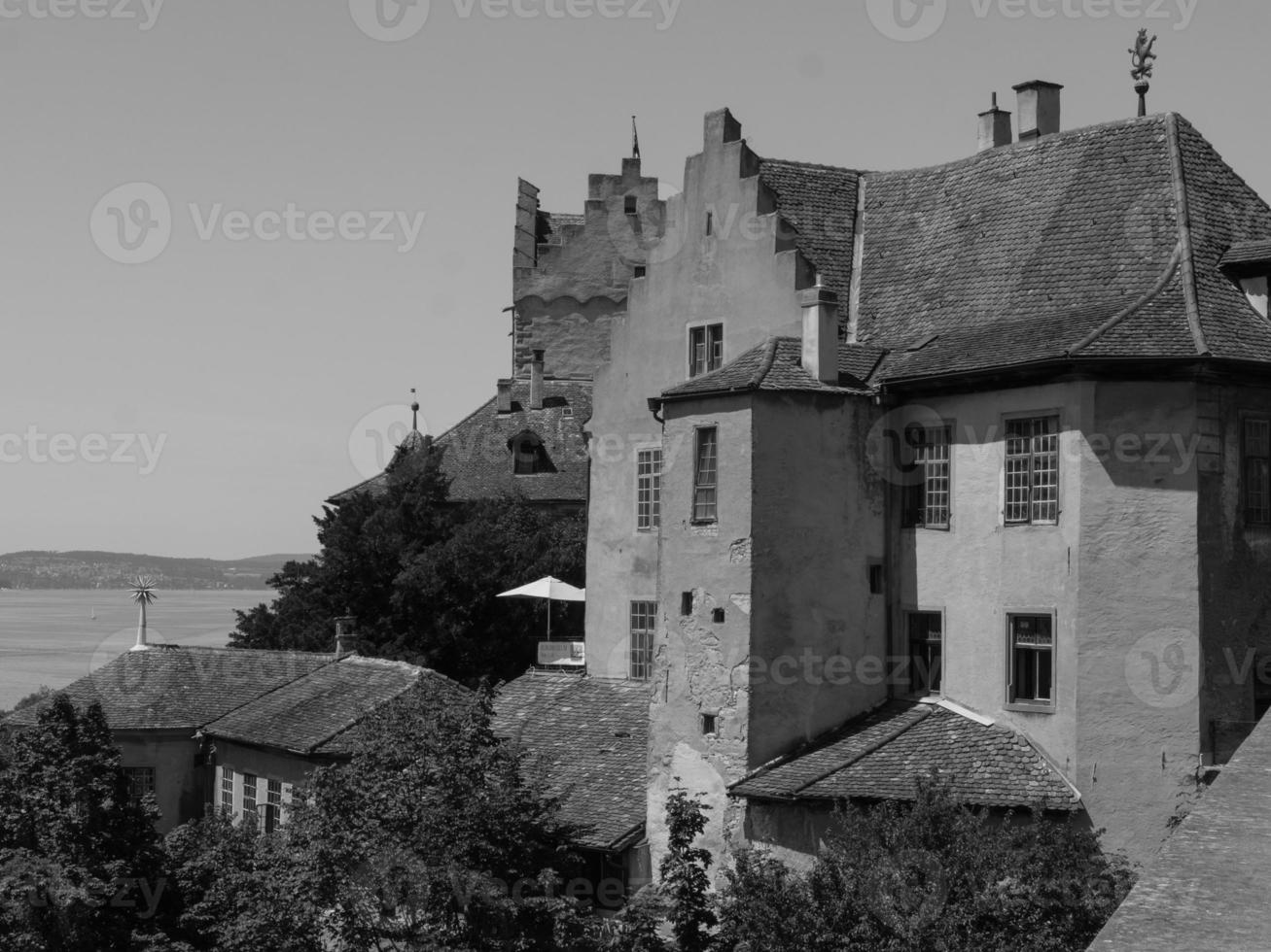 staden meersburg vid Bodensjön foto