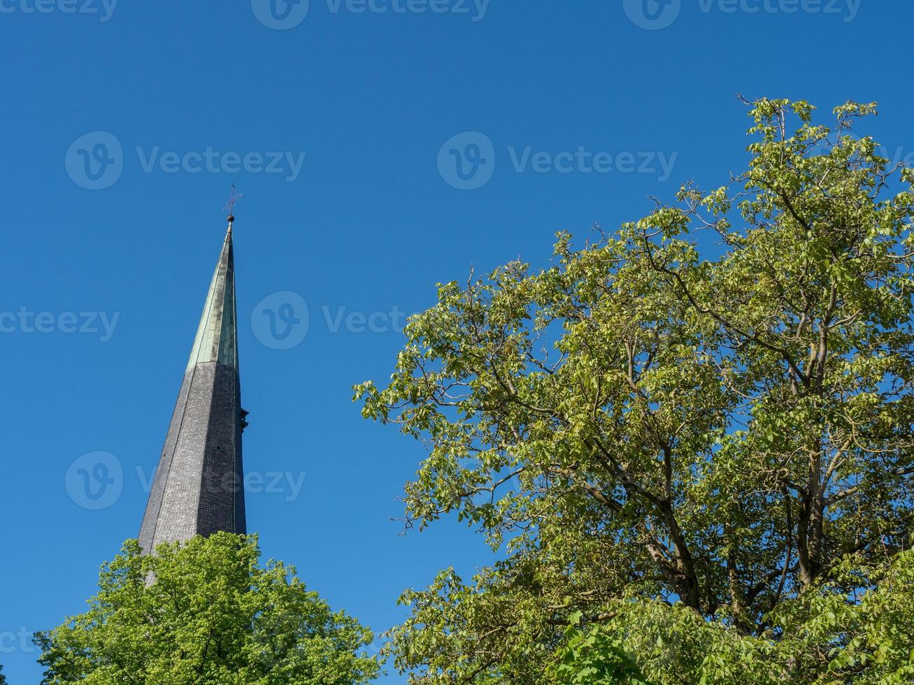 staden billerbeck i tyska muensterland foto