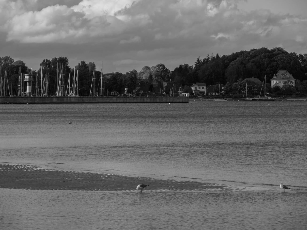 stranden i eckernfoerde i tyskland foto