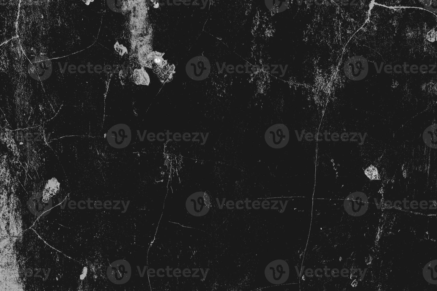 svart grunge damm och repor nödställd design. smutsiga grunge textur fotoredigerare lager. svart och vitt överlägg grunge abstrakt bakgrund. foto