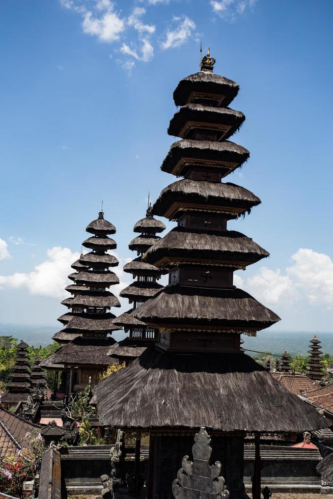 besakih komplex pura penataran agung, hinduistiska tempel på Bali, Indonesien foto