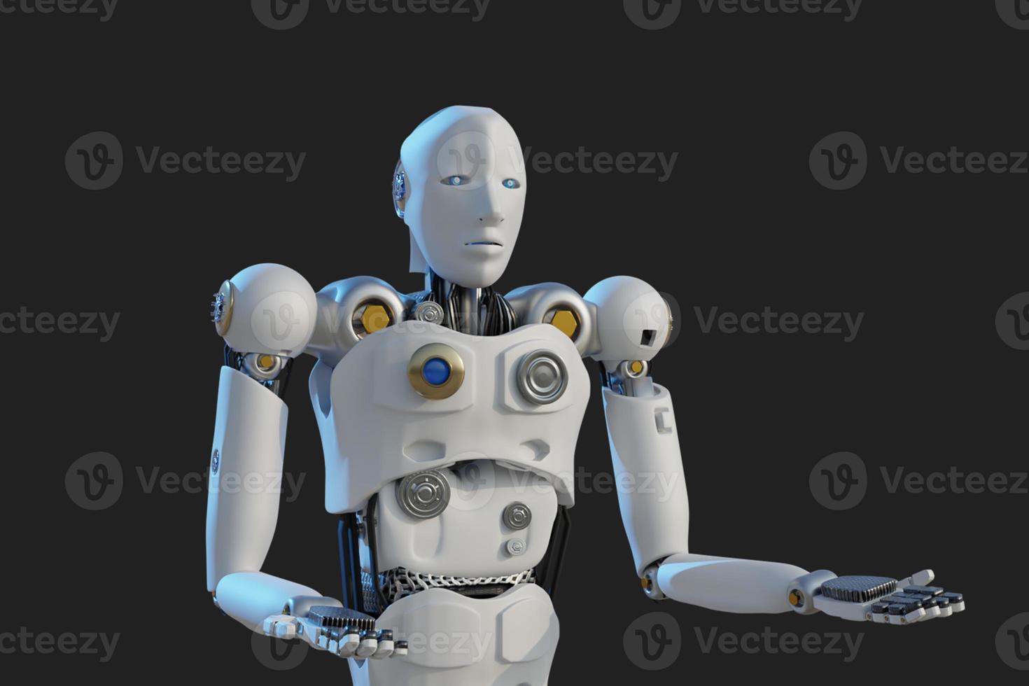 robot metaverse vr avatar verklighetsspel virtuell verklighet av människor blockchain-teknologiinvesteringar, affärslivsstil virtuell verklighet vr världsanslutning cyberavatar metaverse människor 2022 3d-rendering foto