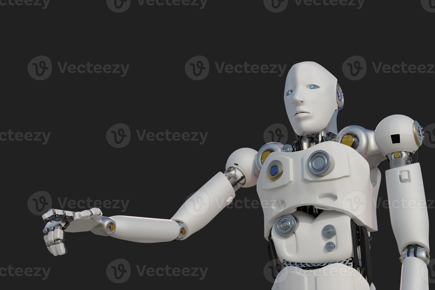 robot metaverse vr avatar verklighetsspel virtuell verklighet av människor blockchain-teknologiinvesteringar, affärslivsstil virtuell verklighet vr världsanslutning cyberavatar metaverse människor 2022 3d-rendering foto