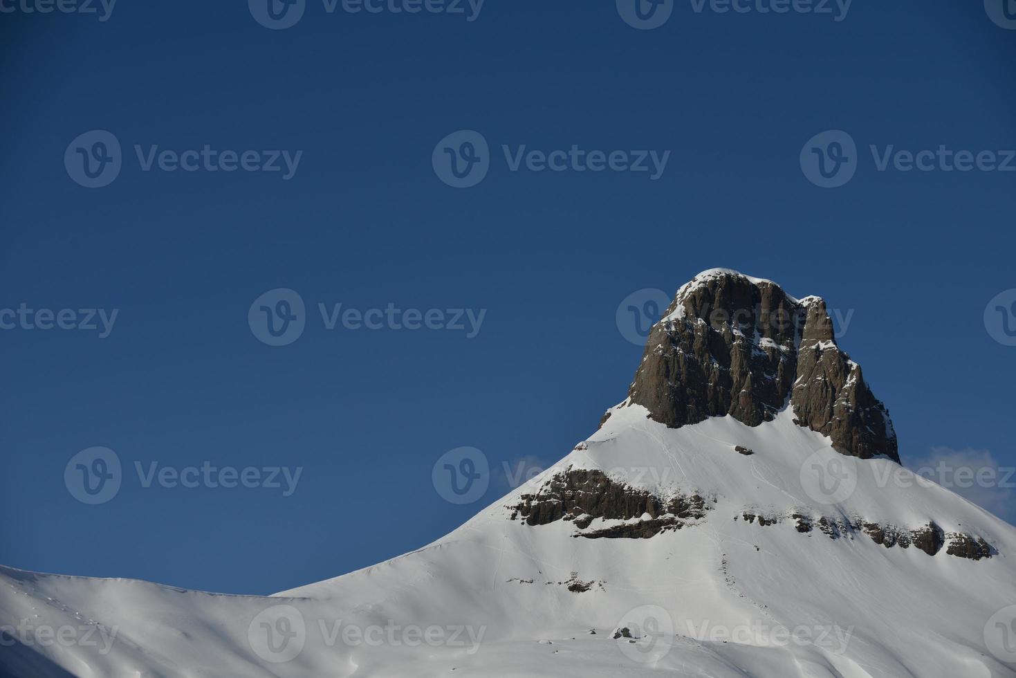 berg vinter natur foto