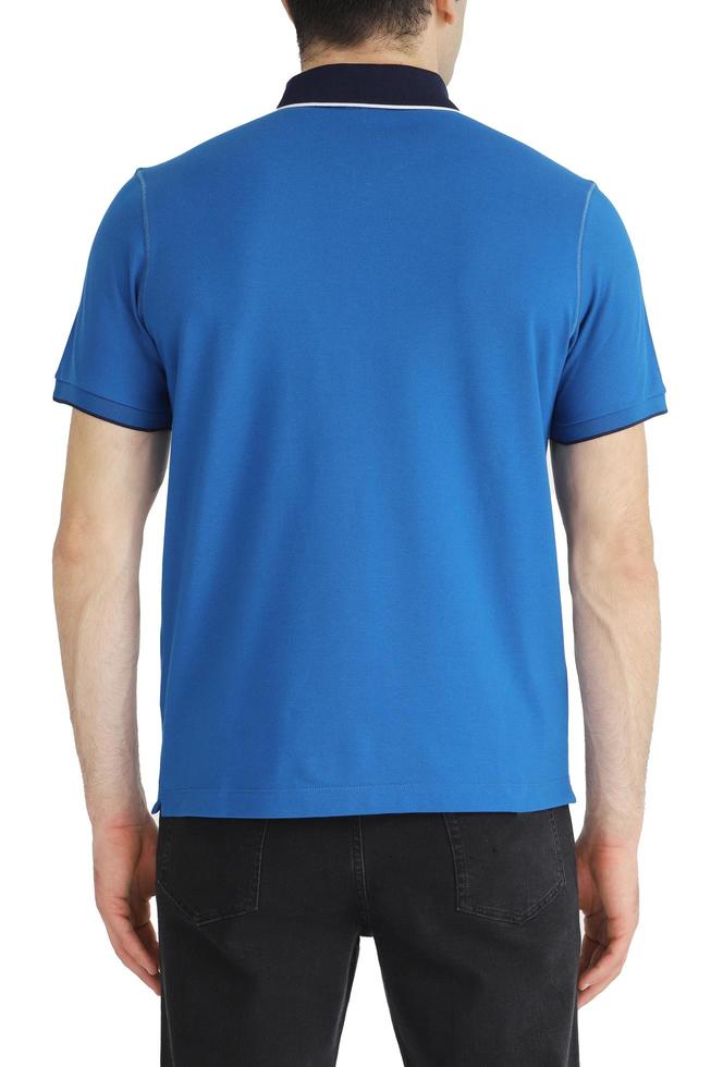 mockup av t-shirts för män. design template.mockup kopia utrymme foto